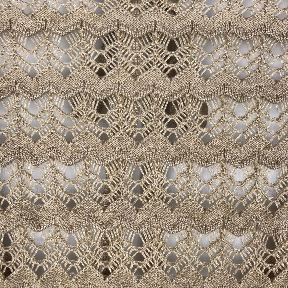 12th Tribe Tan Crochet Mini Dress - Picture 4 of 8